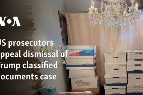case no. 7477895|Prosecutors Appeal Dismissal of Trump Documents Case.